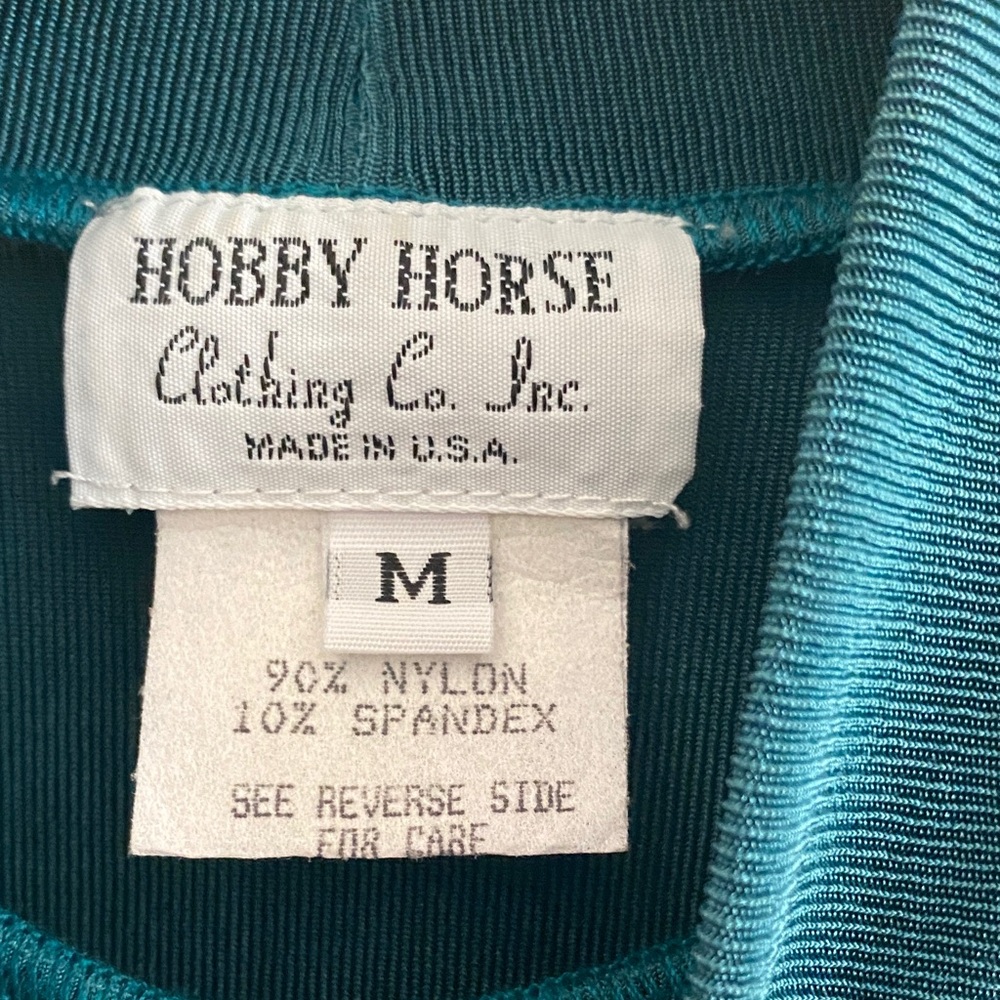 Hobby horse Teal Long Sleeve Women's - Picture 2 of 3